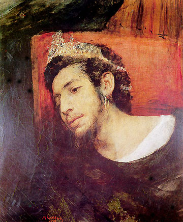 מאוריצי גוטליב, "אחשוורוש" (היהודי הנודד), 1876